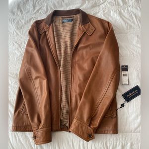 Polo Ralph Lauren leather jacket (L)